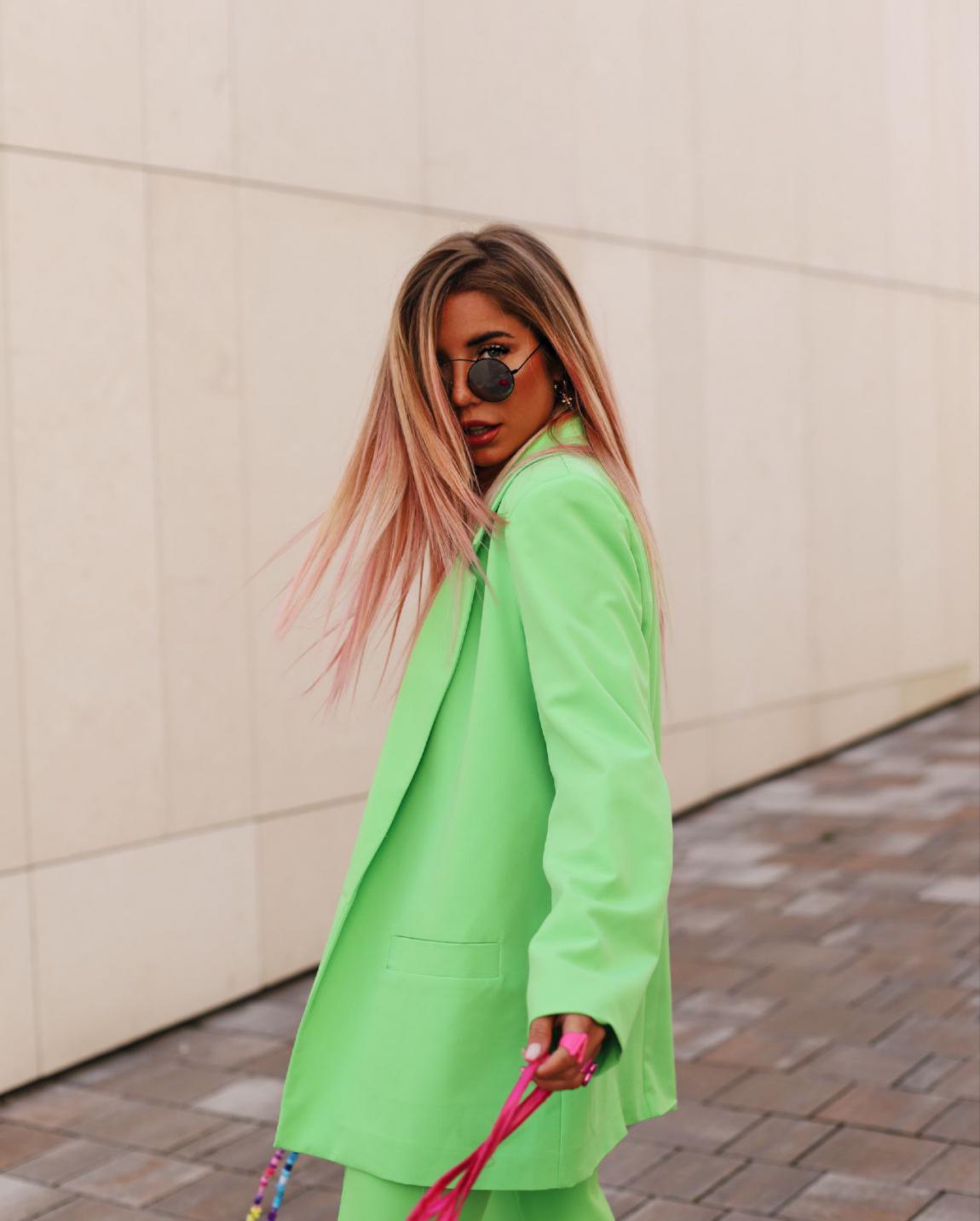 blazer swoosh verde